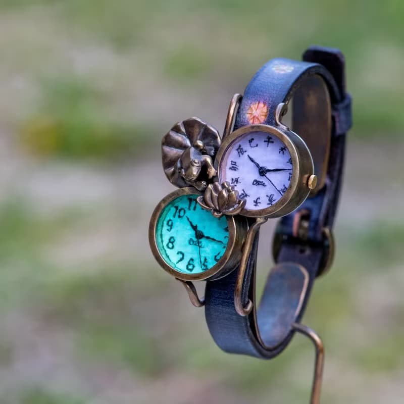 蓮花精緻美麗手錶