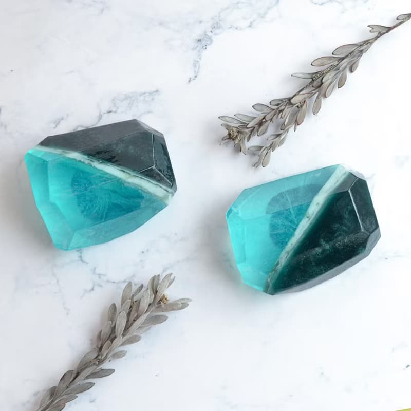 【5%營收支持公益】寶石手工皂 三月生日石-海藍寶 Aquamarine