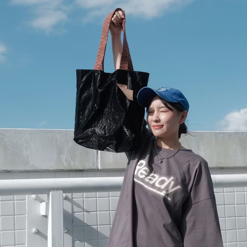 Miyansol韓國皺皺托特包(長背帶)-黑森林巧克力 防水輕量通勤款