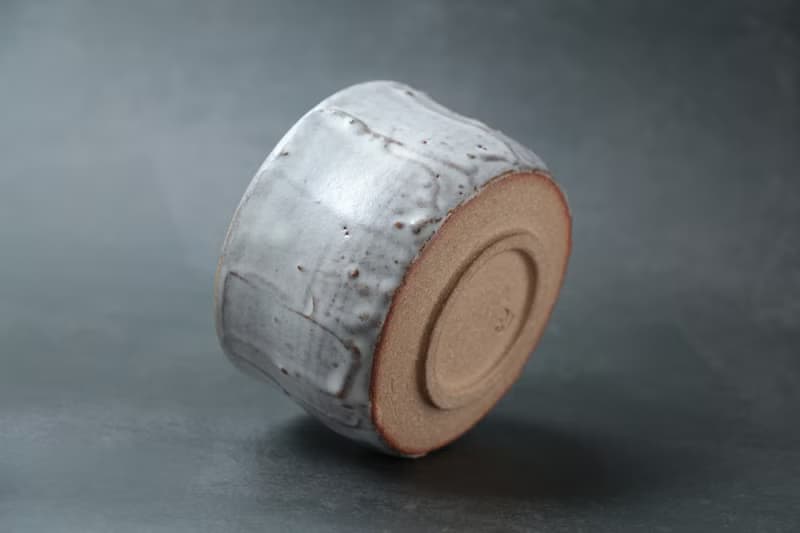 小茶碗  抹泥