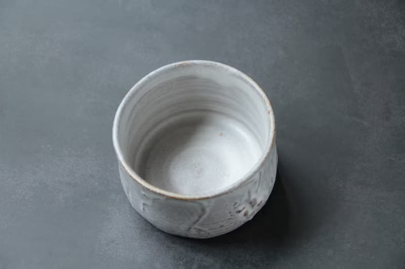 小茶碗  抹泥