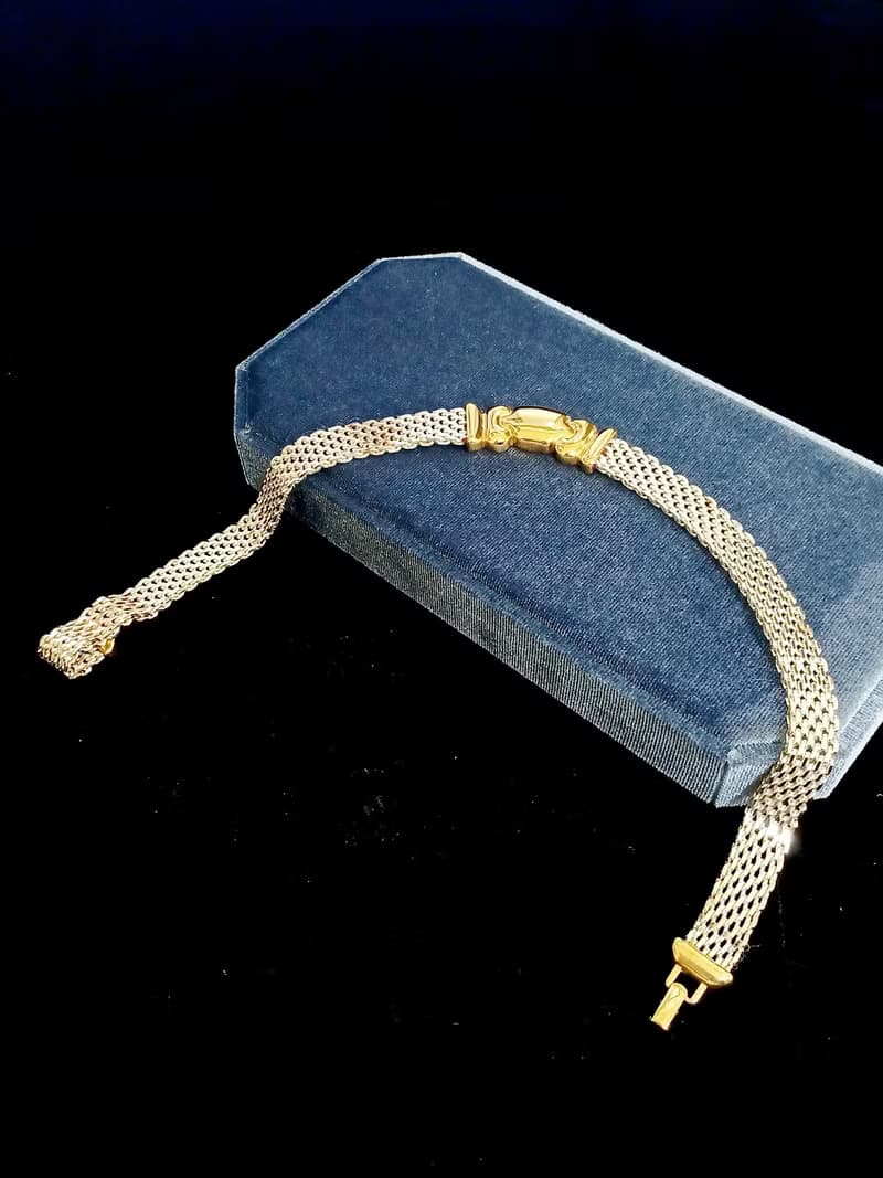 vintage jewelry  亮麗個性亮銀頸鍊 項鍊