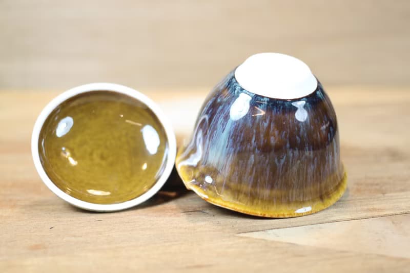 【母親節禮物】冬戀 天目釉 蓋碗 蓋杯 鶯歌名家葉敏祥作品