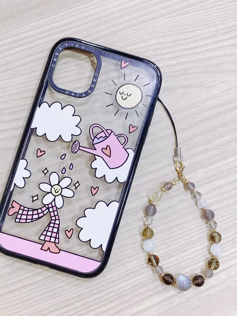 【Cinnamonmon 希娜夢夢】力量 | 水晶香氛手機吊飾 | 手機掛繩