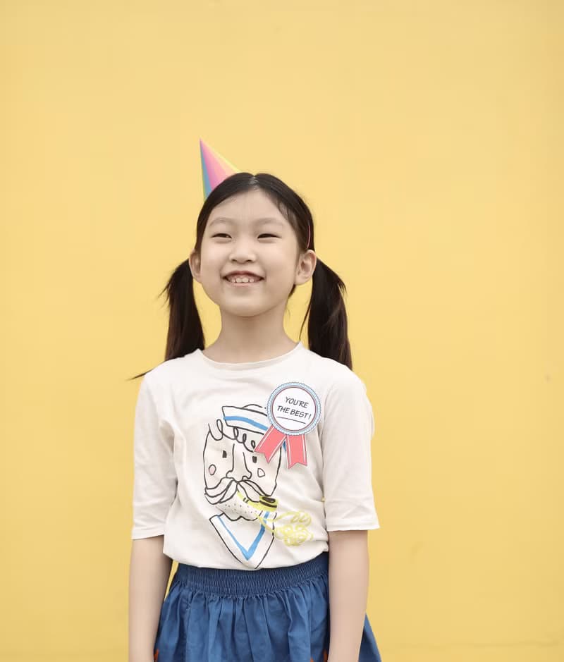 Rainbow Party Hats, set of 6