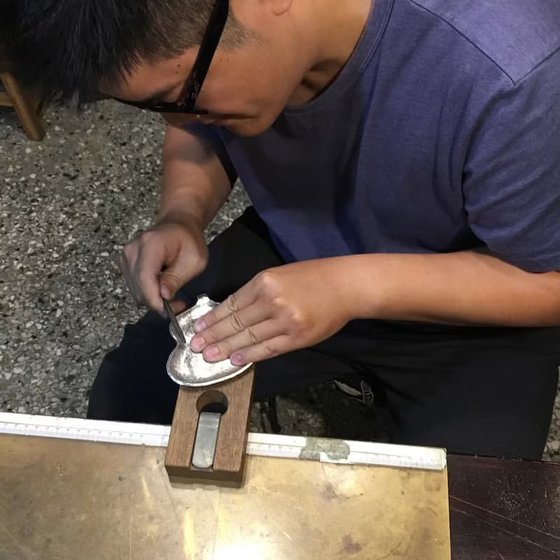 【體驗】錫氣洋洋/可愛錫碟創作金工體驗/下單2位享85折,手作的詩台南金工