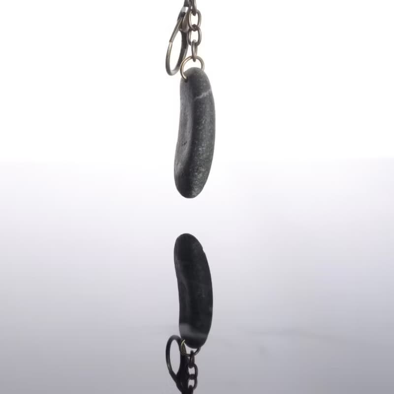 【快速出貨】_石雕盧恩財富快樂幸運符文鑰匙圈2(可改項鍊)