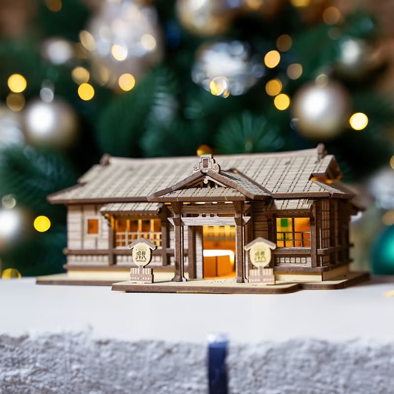 【 DIY 手作】嘉義神社 小夜燈 聖誕限定包裝 臺灣建築 居家擺飾