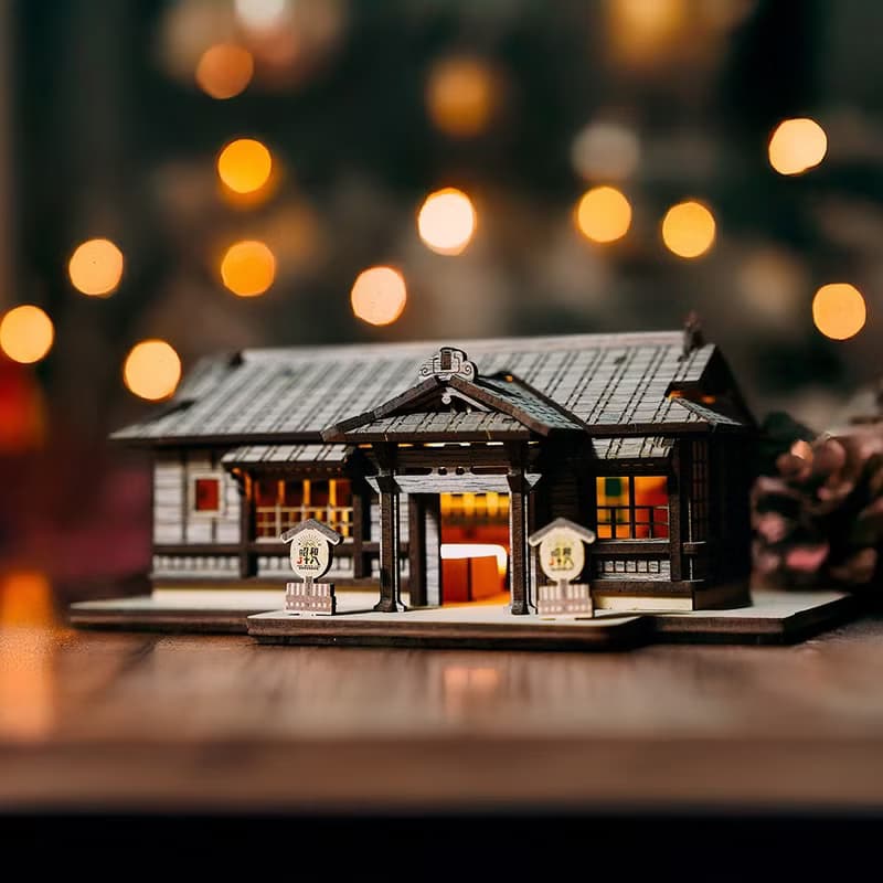 【 DIY 手作】嘉義神社 小夜燈 聖誕限定包裝 臺灣建築 居家擺飾