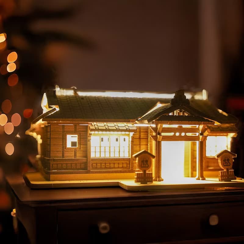 【 DIY 手作】嘉義神社 小夜燈 聖誕限定包裝 臺灣建築 居家擺飾