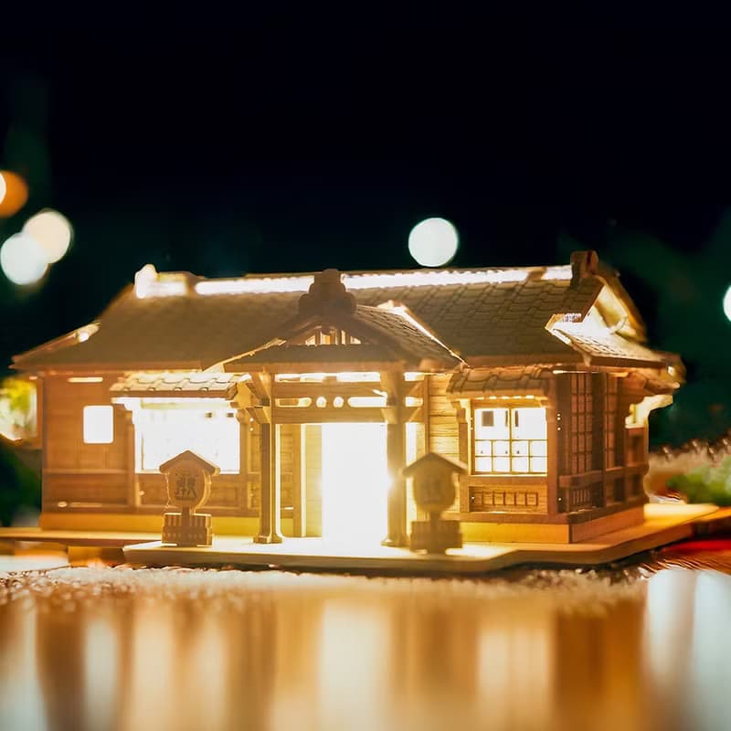 【 DIY 手作】嘉義神社 小夜燈 聖誕限定包裝 臺灣建築 居家擺飾