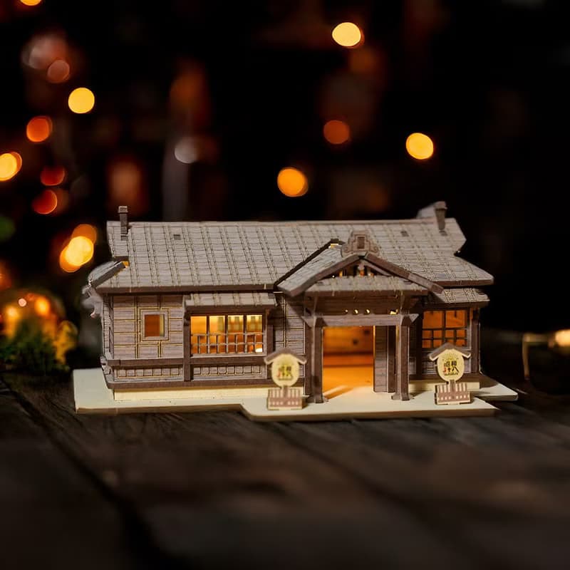 【 DIY 手作】嘉義神社 小夜燈 聖誕限定包裝 臺灣建築 居家擺飾