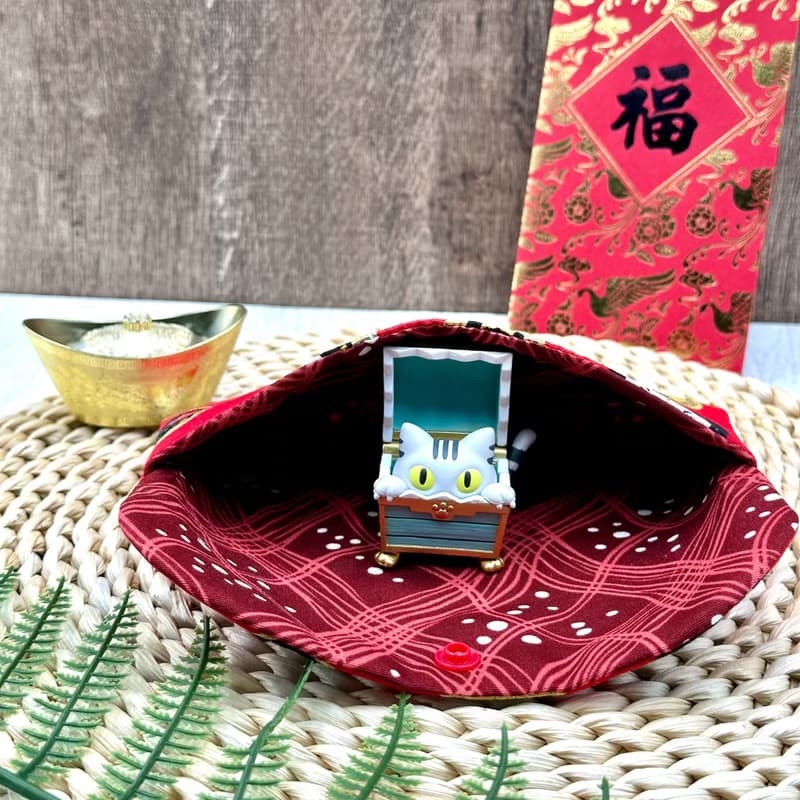 台灣製 龍年開運 招財貓 布紅包袋 手作紅包袋 環保紅包
