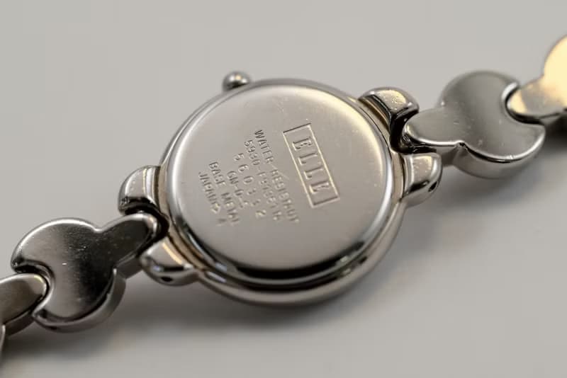 ELLE PARIS エル 女性用腕時計 クォーツ ホワイト文字盤 シンプルで上品 ブレスレット シルバー 手錶 古董錶 復古手錶