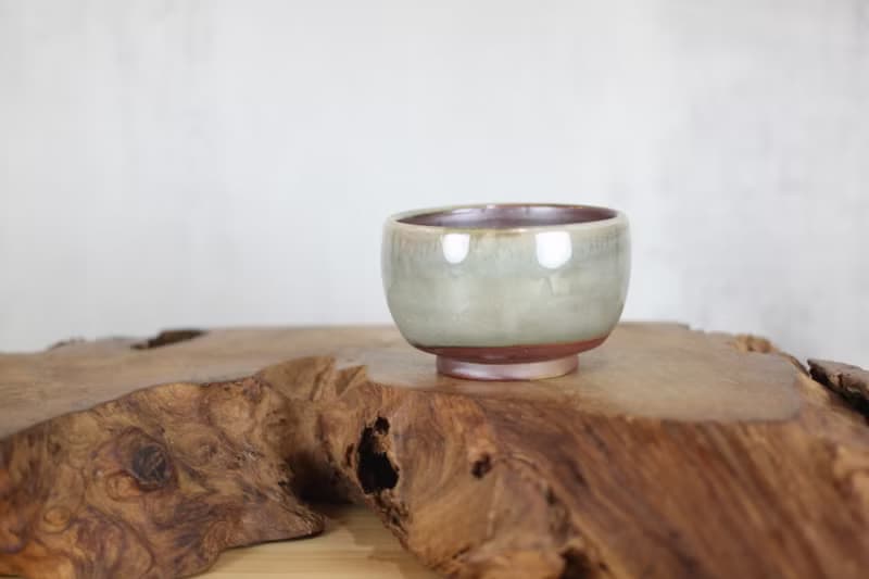 【送禮好物】100ml 柴燒 志野釉 手拉坯茶杯 名家葉敏祥手作