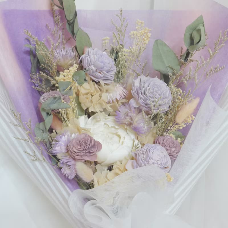 情人節禮物花束永生玫瑰花束  結婚求婚告白捧花外拍週年教師節生