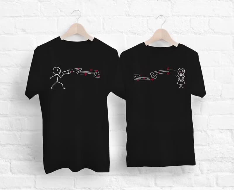 Love song black T-shirt