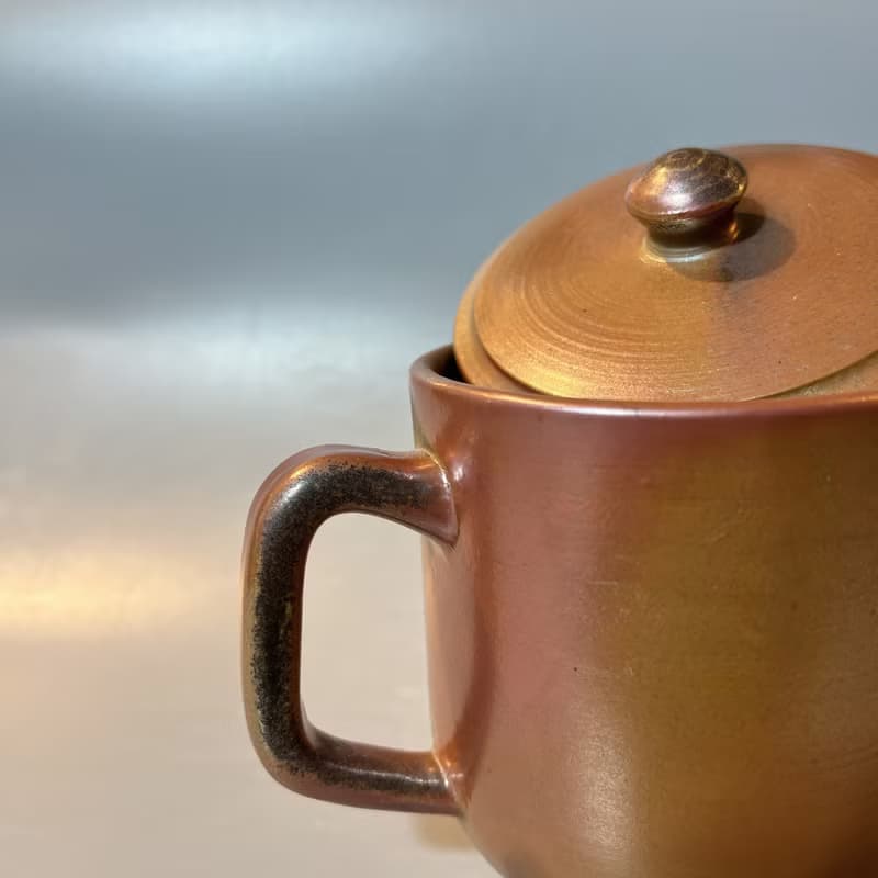 柴燒500cc有蓋馬克杯 / 啤酒杯 / 小平凡手作