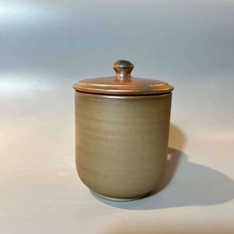 柴燒500cc有蓋馬克杯 / 啤酒杯 / 小平凡手作