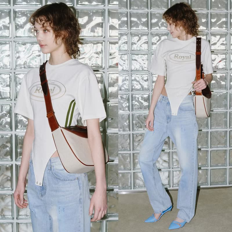 Berlin Caramel Shoulder Crossbody Bag (Two-tone Canvas + ITALY Cow Leather)