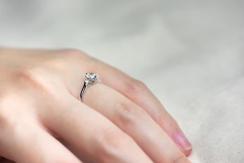 【求婚戒指】Gardenia幸福約定 • 純銀厚鍍18K金 • 求婚鑽戒