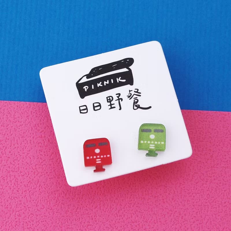 台灣懷舊小物系列貼耳耳環 / 耳夾