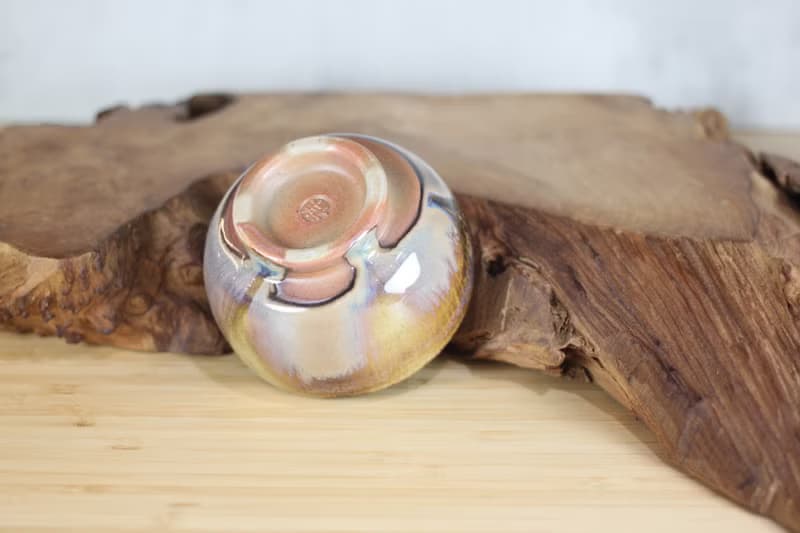 【送禮好物】130ml 柴燒 七彩天目 手作茶碗 茶杯 名家葉敏祥作