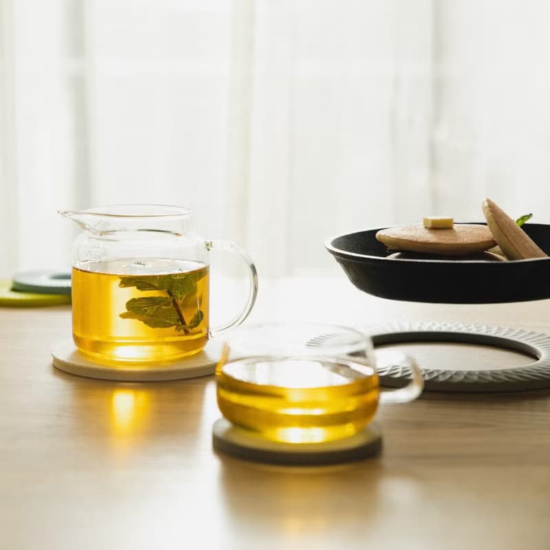 EASY KITCHEN 幾何紋矽膠隔熱墊組+杯墊組