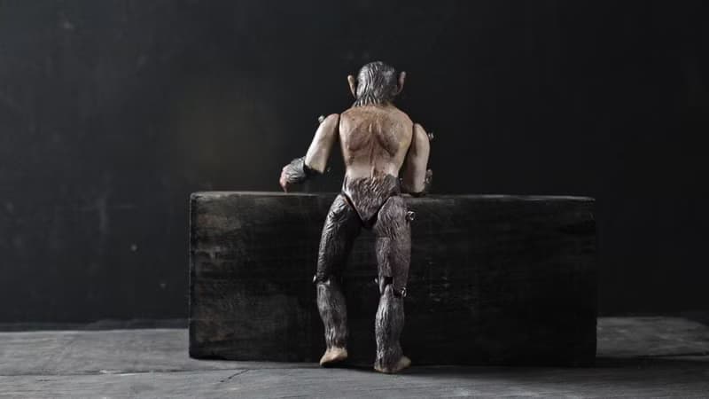 狼人先生 (雕塑 陶偶 公仔)