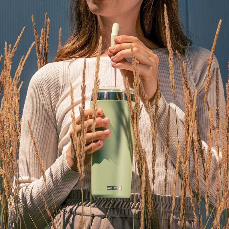 瑞士百年 SIGG Helia 保溫吸管杯 600ml -  薄荷綠