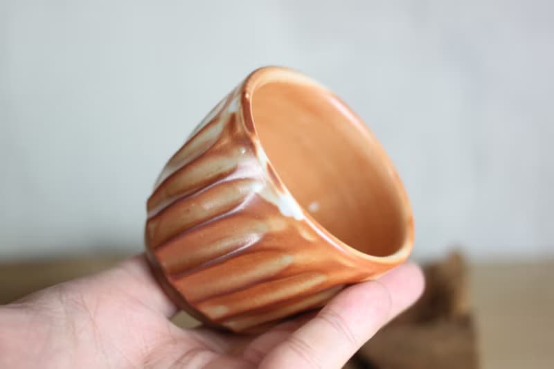 【送禮好物】120ml 志野釉 手拉坯茶杯 鶯歌名家葉敏祥手作
