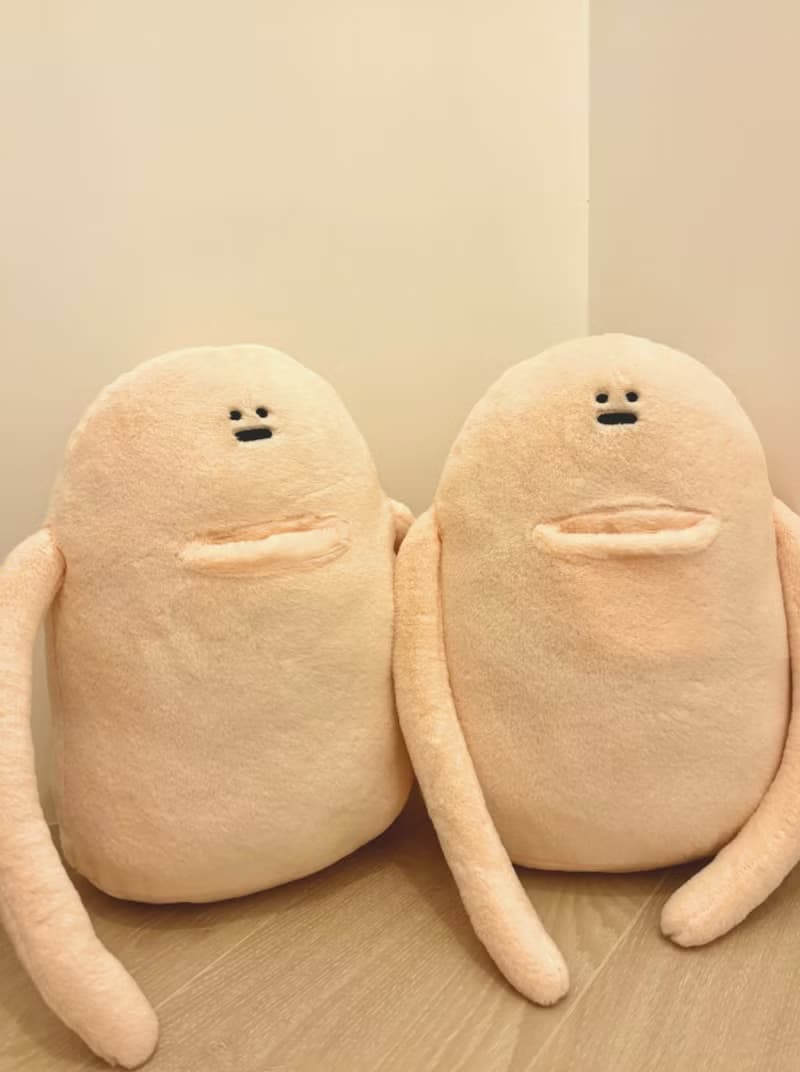 【情侶送禮】膚色怪物毛絨玩偶 生日禮物/情侶娃娃