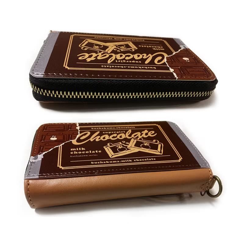 ぶちゃくま。板チョコ パス&コインケース