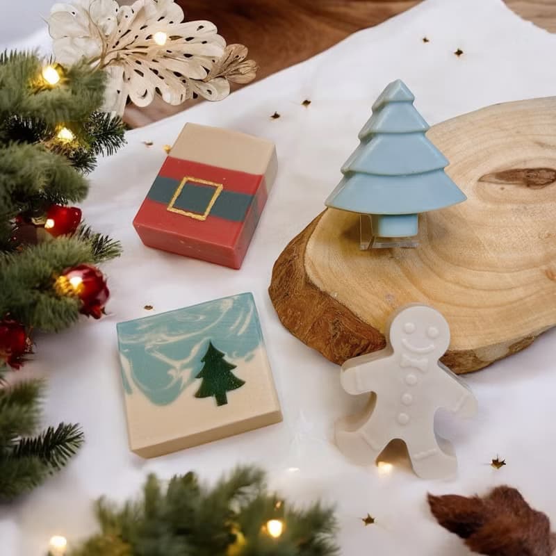 叮叮噹聖誕節禮盒 四入手工皂禮盒 聖誕禮盒 聖誕禮物