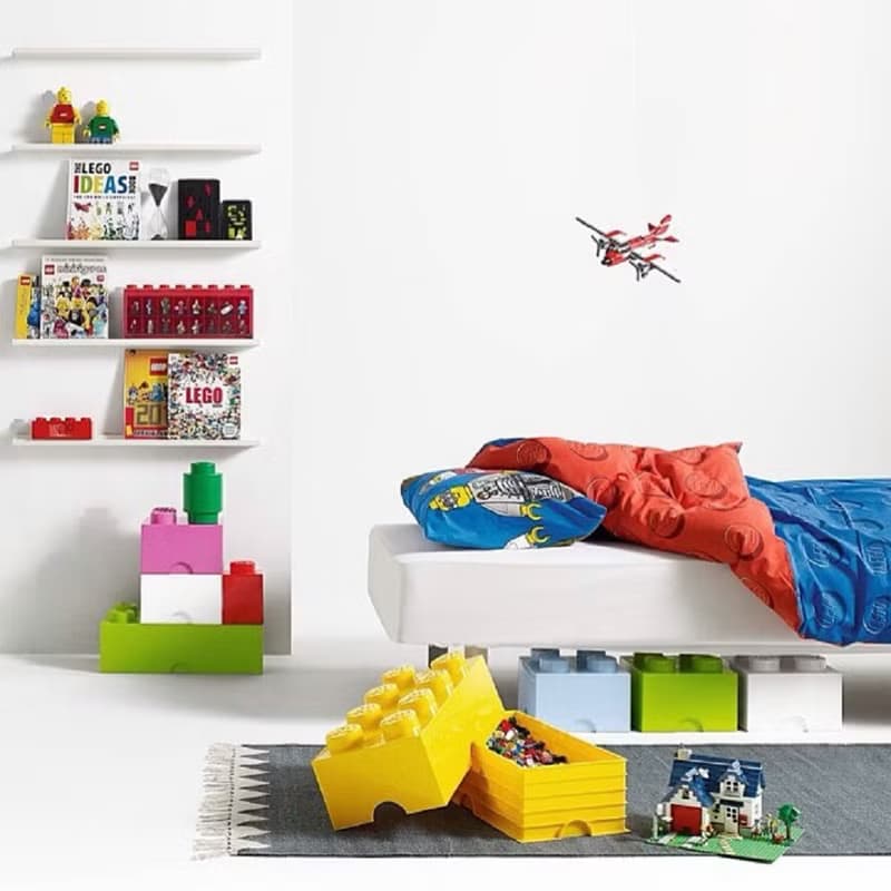 Room Copenhagen 樂高 LEGO 8凸收納盒-淺黃色(40041741)