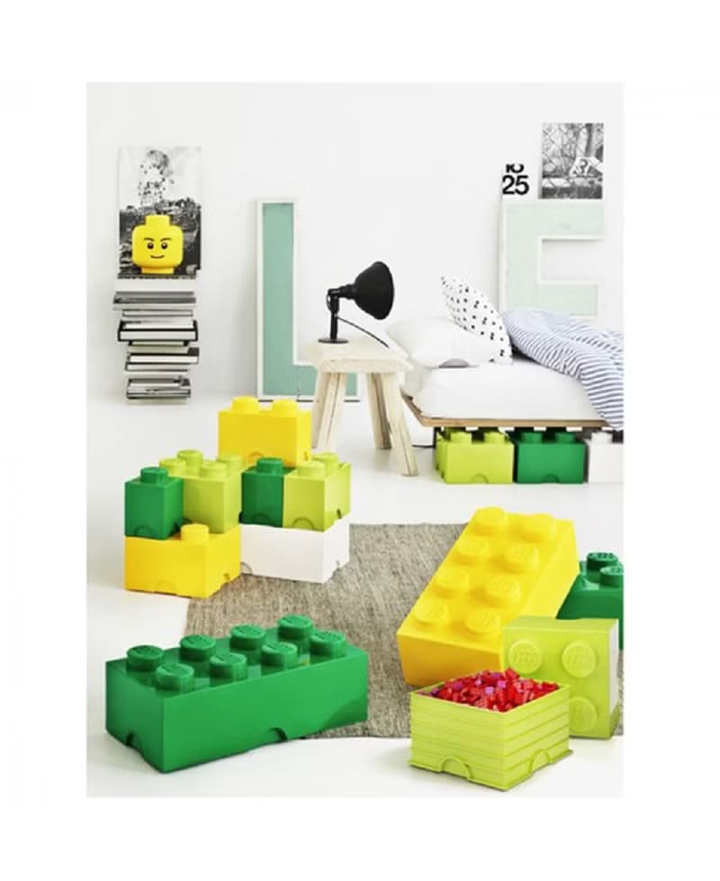 Room Copenhagen 樂高 LEGO 8凸收納盒-淺黃色(40041741)