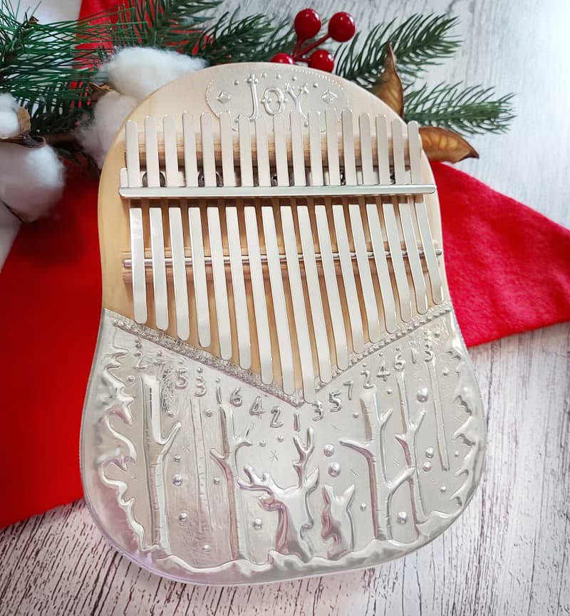 麋鹿森林 錫雕拇指琴(Kalimba) 聖誕節禮物