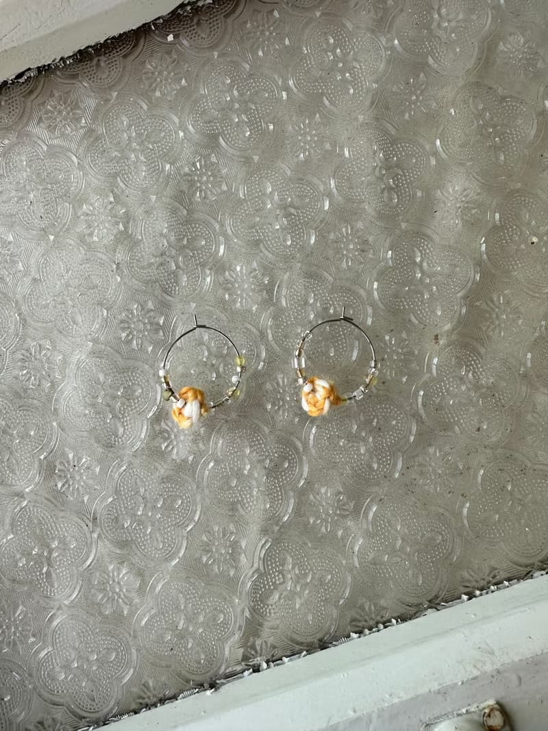 串珠編織耳環