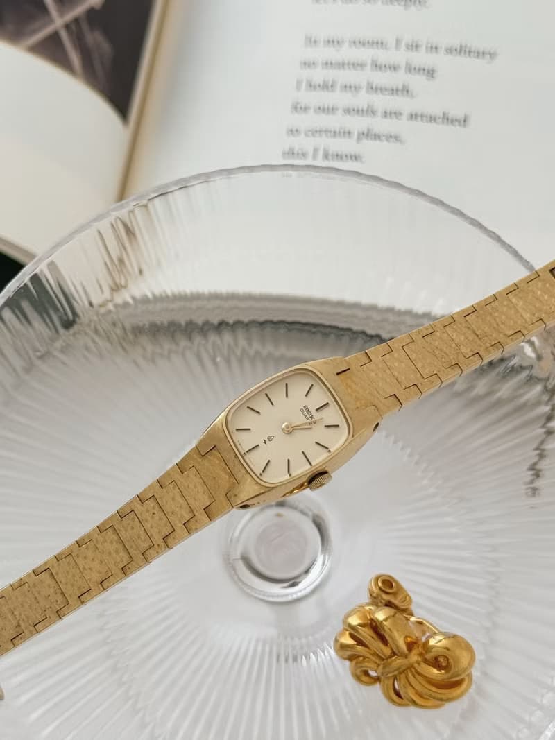 Vintage Seiko Gold Plated Bracelet Watch