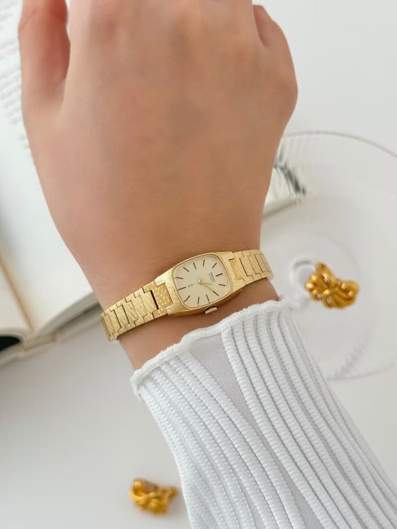 Vintage Seiko Gold Plated Bracelet Watch