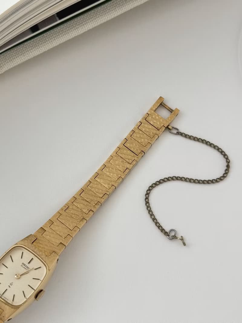 Vintage Seiko Gold Plated Bracelet Watch