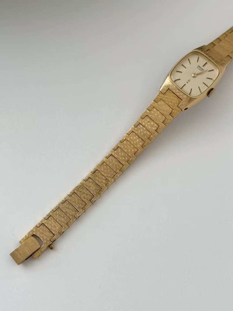 Vintage Seiko Gold Plated Bracelet Watch