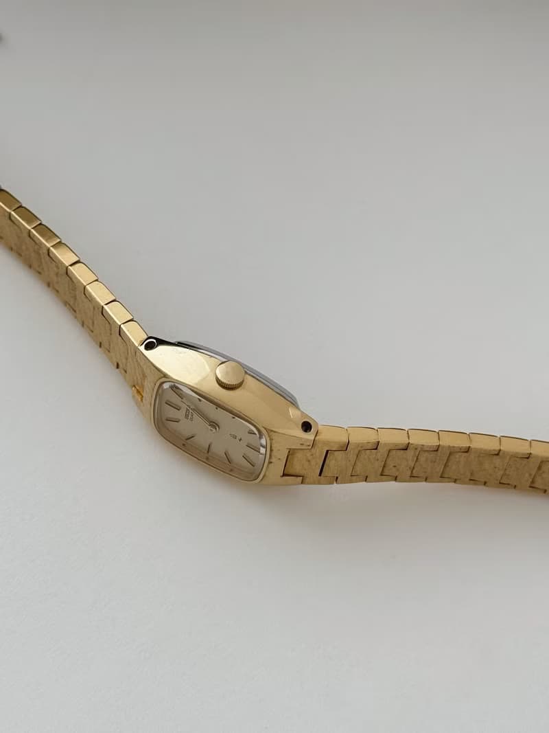 Vintage Seiko Gold Plated Bracelet Watch