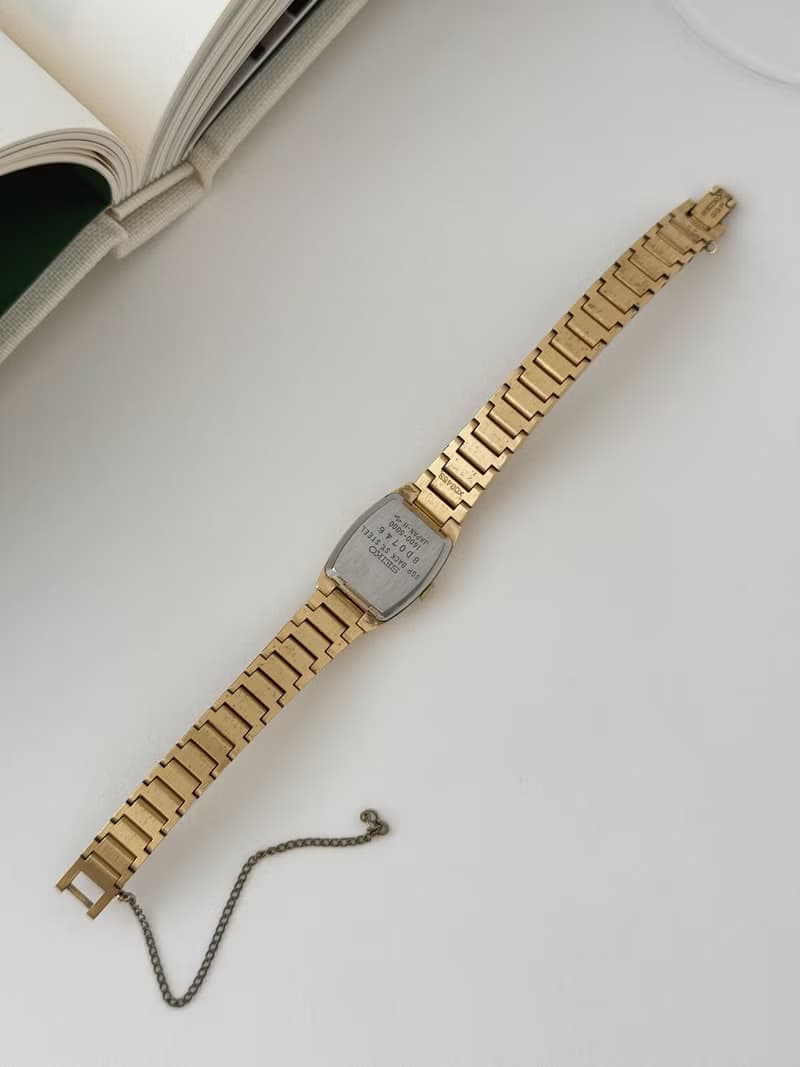 Vintage Seiko Gold Plated Bracelet Watch