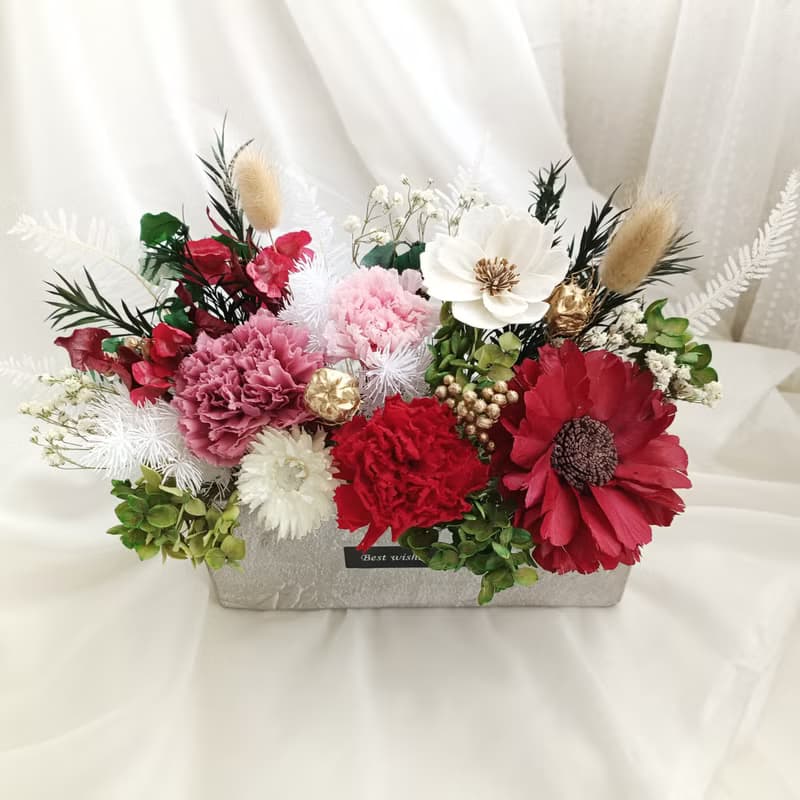 【珍愛】母親節 花束/康乃馨永生花/盆花