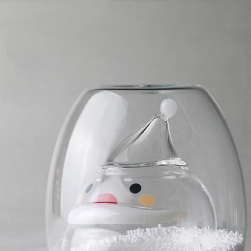 聖誕老人雙層玻璃杯