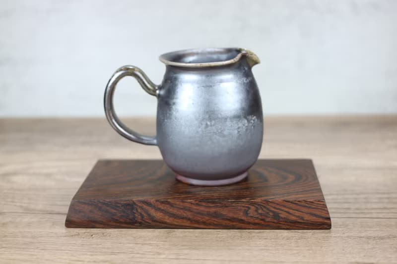 【送禮好物】天然落灰 柴燒茶海 公道杯 名家葉敏祥手作 320ml