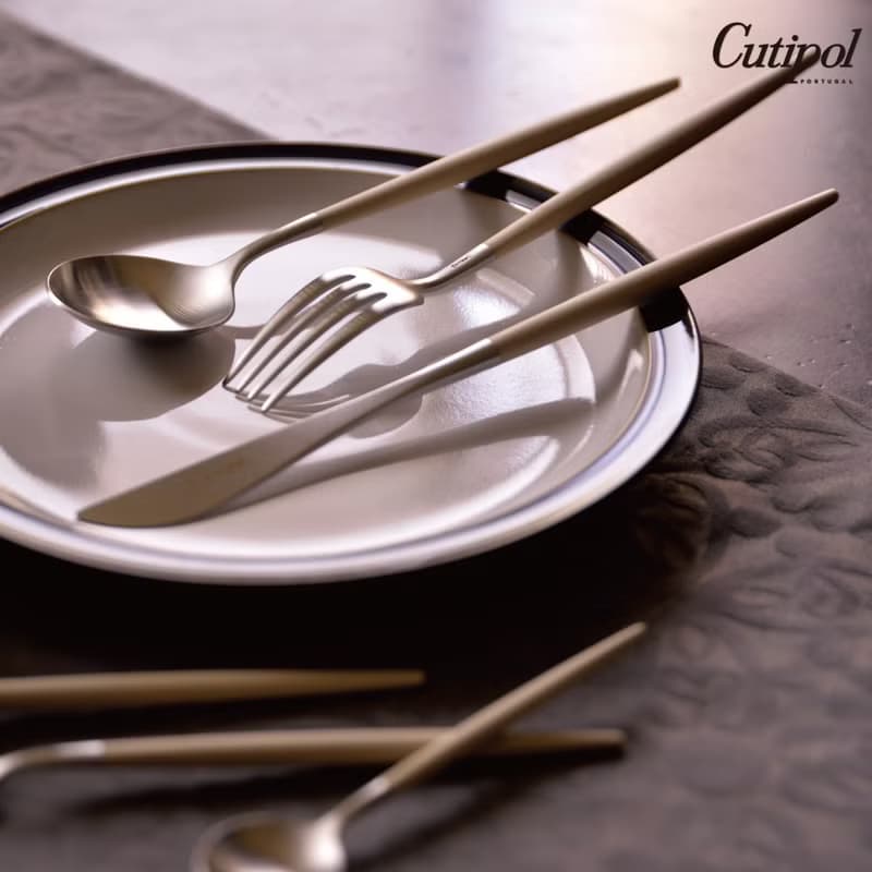 葡萄牙Cutipol GOA系列奶茶柄21cm主餐匙