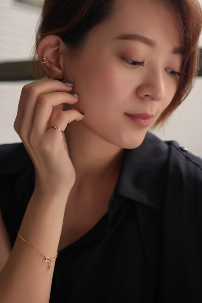 14K Line Helix Ring 螺旋線條戒指