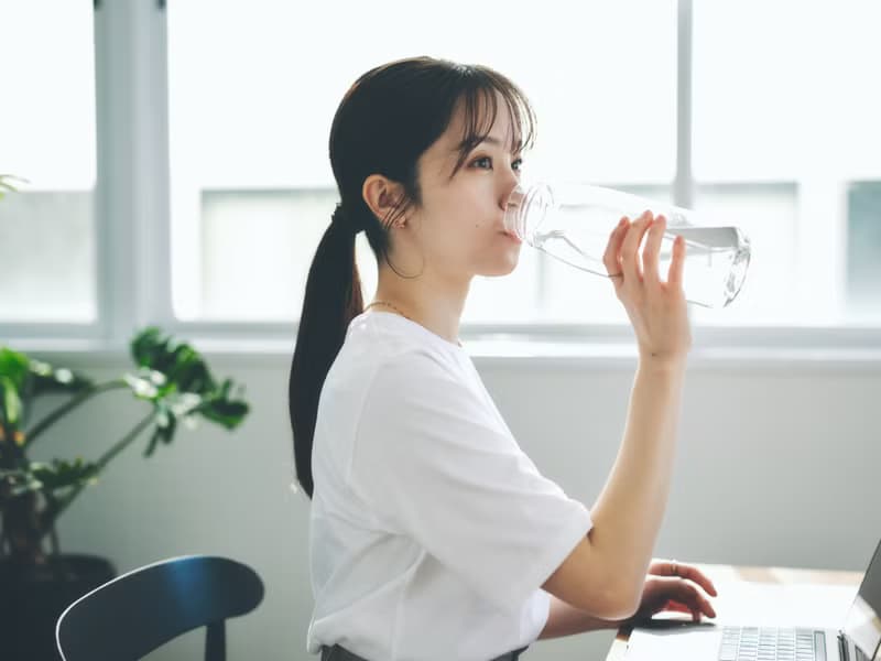 日本Marna Daily Water水樽1L - 白色